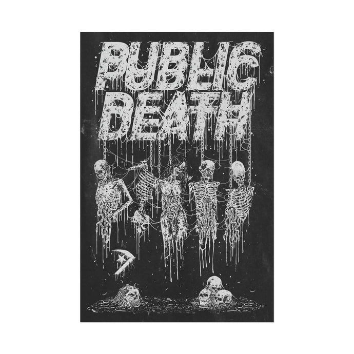 PUBLIC DEATH // HUMAN SLAUGHTERHOUSE 24X36 POSTER