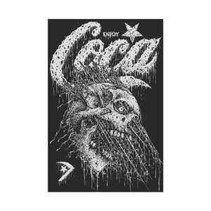 COCA SKULL 24X36 POSTER