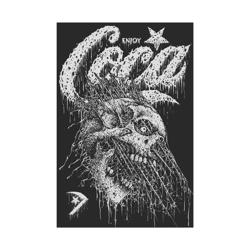 COCA SKULL 24X36 POSTER